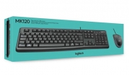 TECLADO E MOUSE LOGITECH COM FIO MK-120
