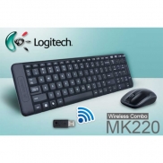 KIT WIRELESS LOGITECH MK 220 TECLADO E MOUSE